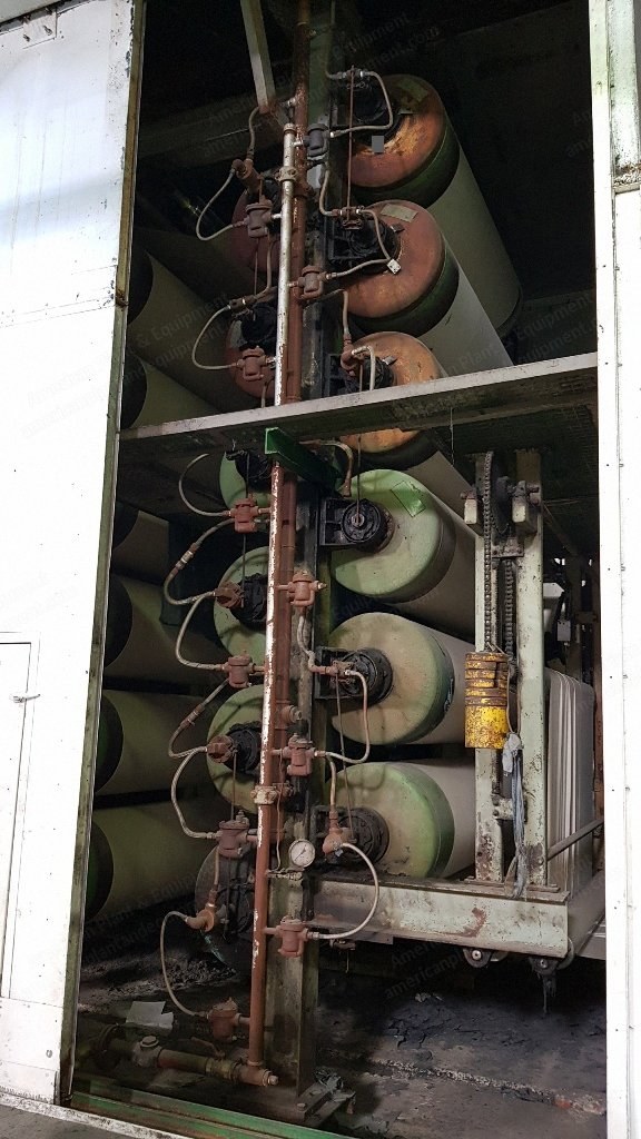 Morrison, Indigo Rope Dyeing Line, 1985, 36 Ropes, 60 Rolls Dryer, 28 m/min Speed