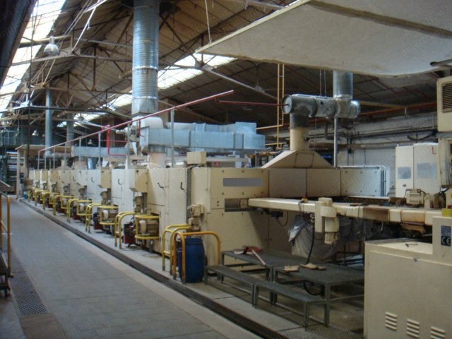 Bruckner Stenter, 1995, 2000mm, 8 Chambers, Gas, Horizontal Pin & Clip Chain