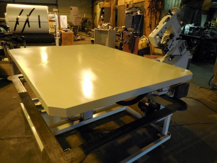 Spuhl Anderson, Tape Edge Machine, 54x80 inch Table, Speed and Corner Control, 20 inch Height