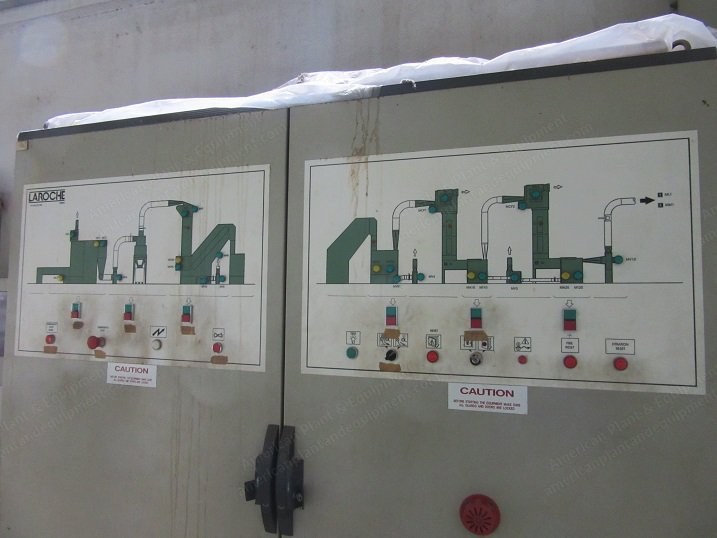 Laroche, Hergeth-Laroche Complete Yarn and Fiber Waste Recycling Line, 1994 to 2001, 5 Drums, 500mm Width