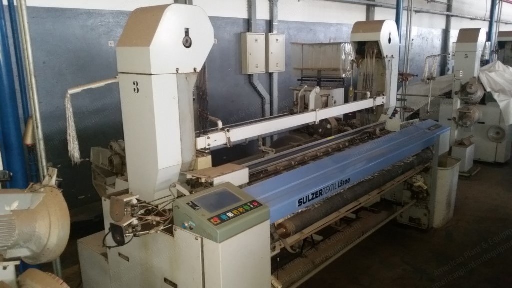 Sulzer, L5300, 2000 to 2002, 1900mm Width, Staubli Dobby, 2 Colors