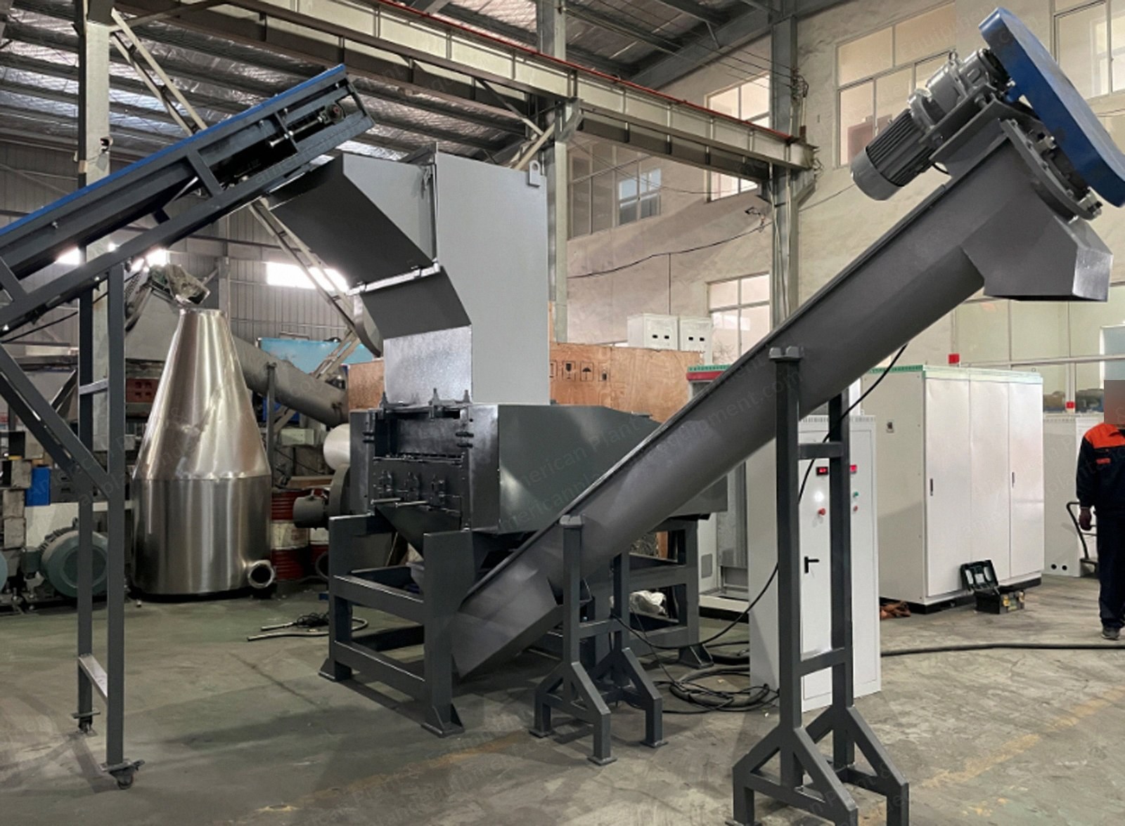 NovaStar, SG228, Double Shaft Shredder Machine with Crusher, 1500 kg/h