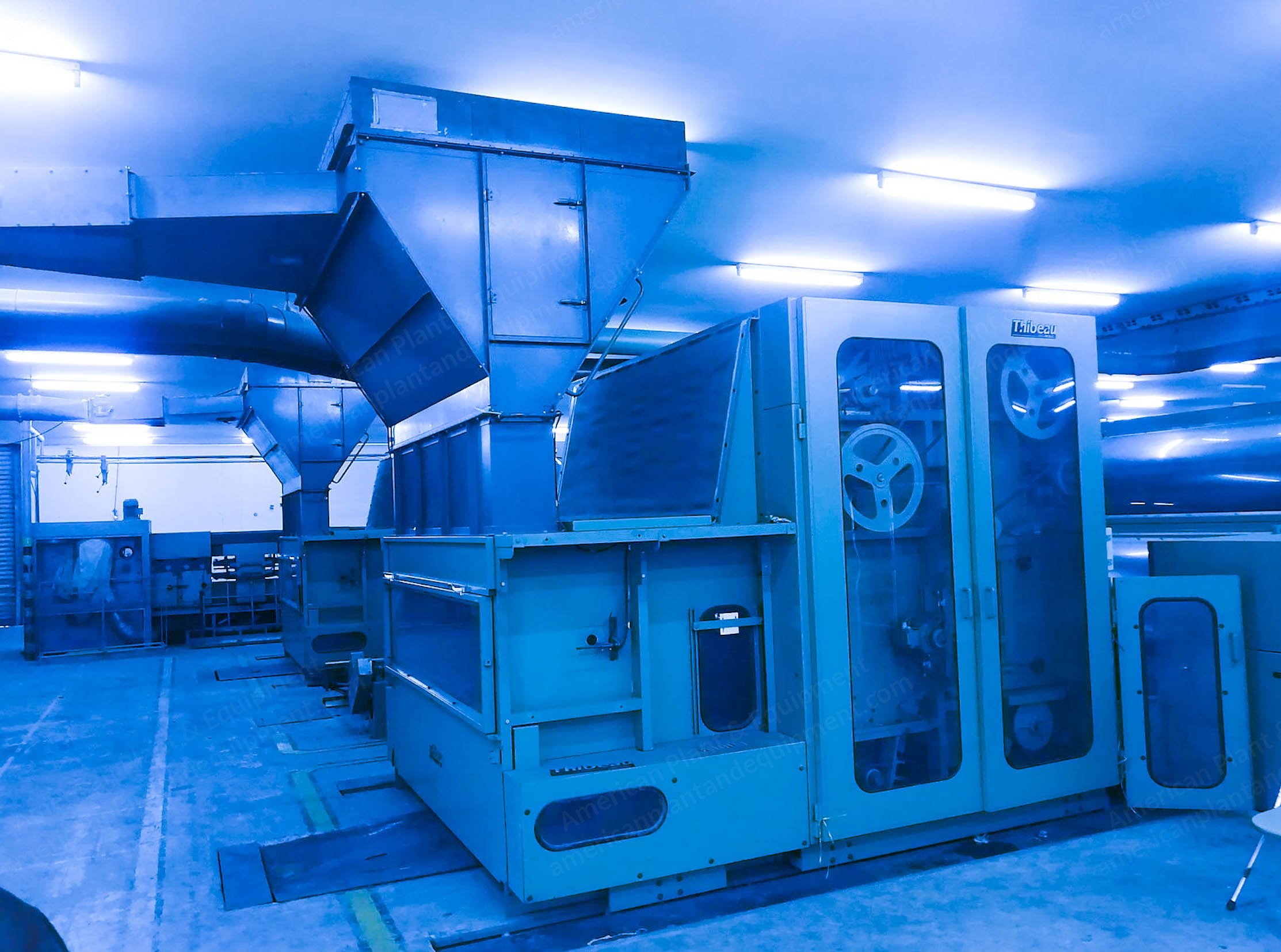 Thibeau, Double Doffer Card, 1994, 2500mm Working Width, Single Swift Roll