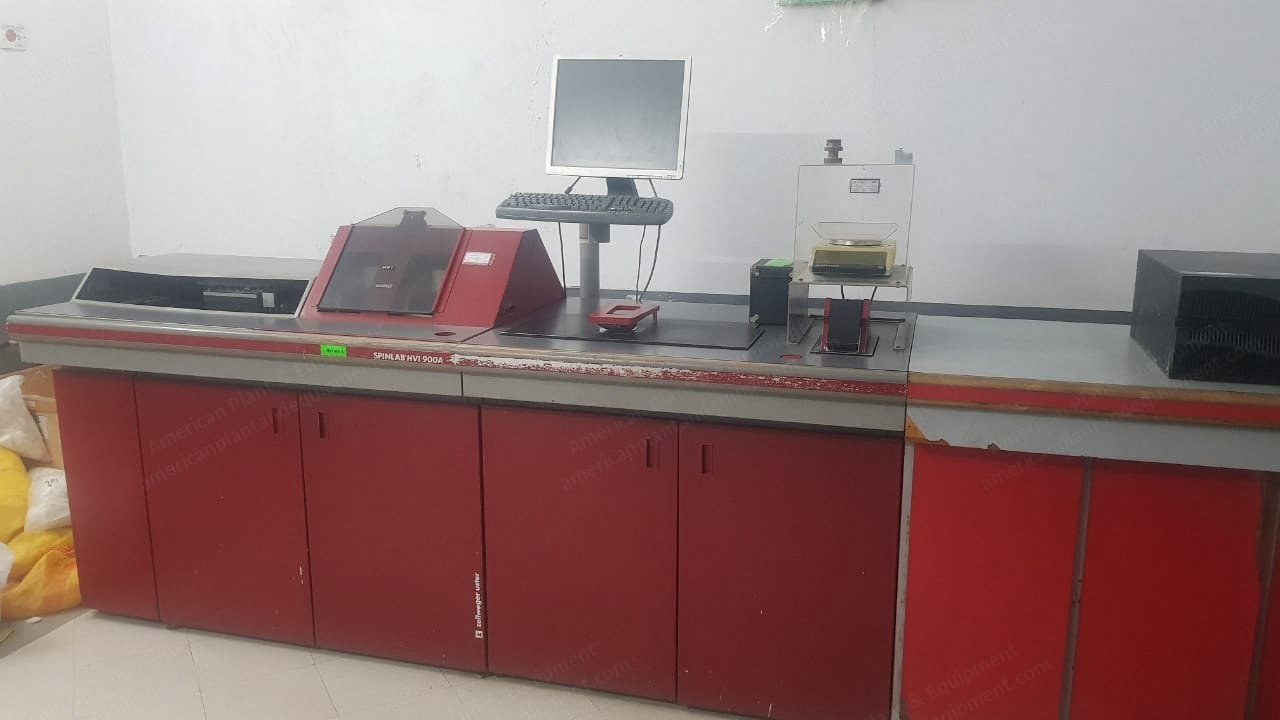 Uster, Spin Lab HVI-900A, 1993, High Volume Fiber Test Instrument, Mettler PM300 Scale