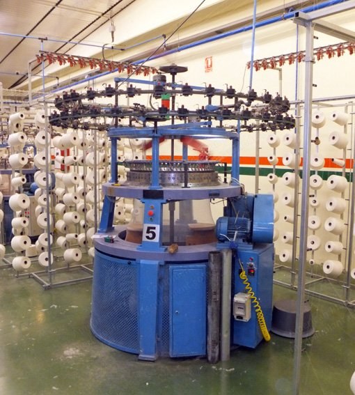 Tomas and Torres Circular Knitting Machines, 1997-1999, 30" Diameter, 8 Gauge, 72 Feeders