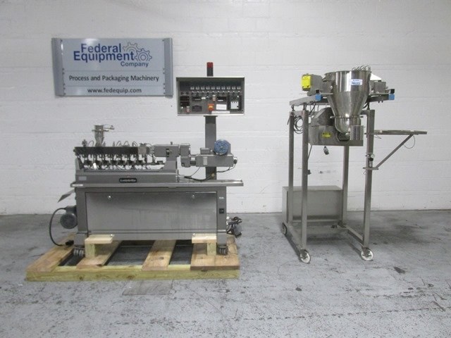 Leistritz, Micro18-GGL, Twin Screw Extruder Pelletizing Line, 18mm Screw Diameter, 40:1 L/D, 3 HP