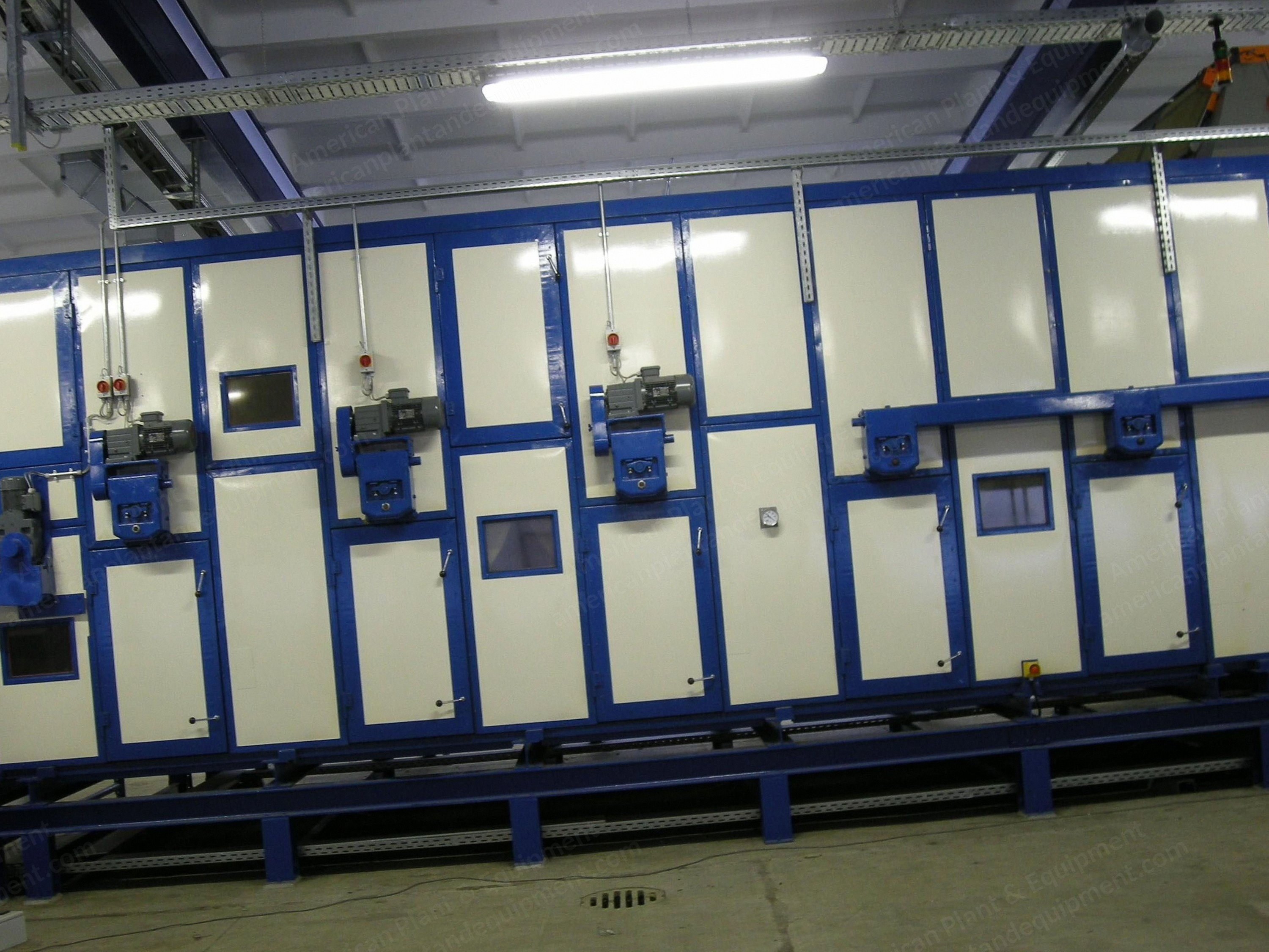 Fleissner Drum Oven, 3500mm Working Width, 6 Drums, Refurbished 2007