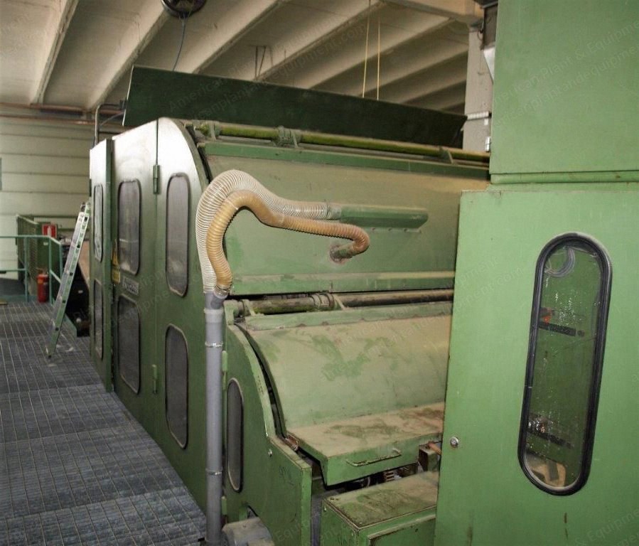 Spinnbau Double Doffer Card, 1982, Working Width 2200mm, Avantrain + 1 Swift
