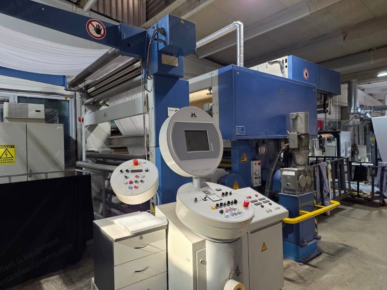 Monforts, Rubber Felt Sanforizing Machine, 2005, Working Width 1850mm