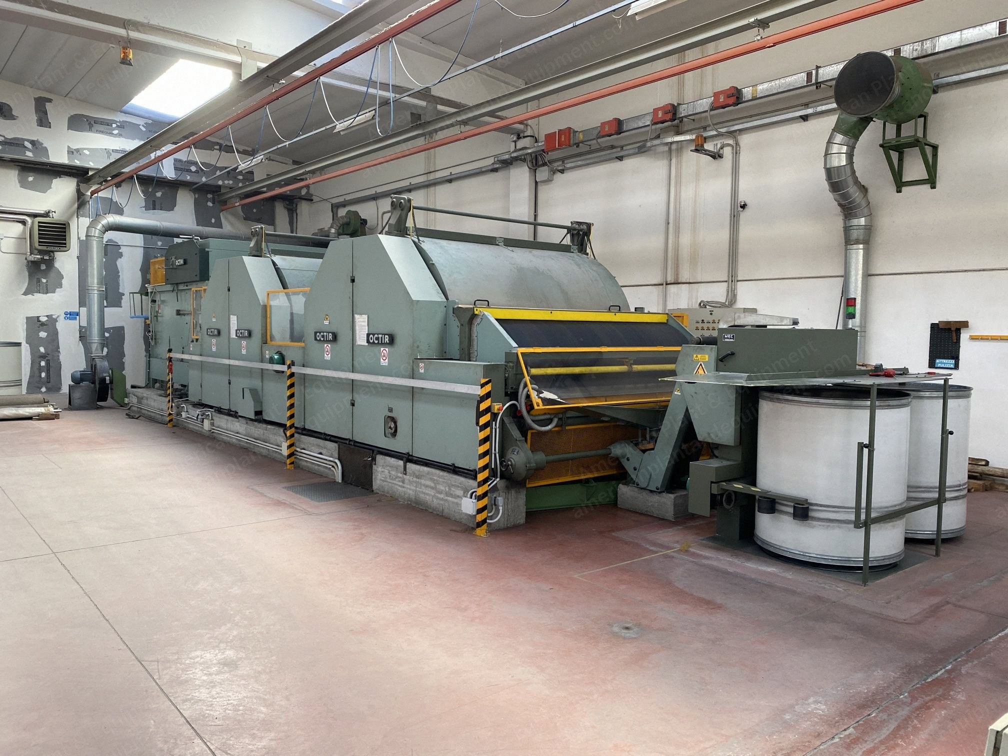 Octir Wool Carding Machine, 2500mm Working Width, 1994