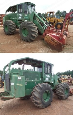 Franklin, C4550 II, 2001, Mulching Tractor, 9 Feet Fecon Mulching Head, Cummins Engine