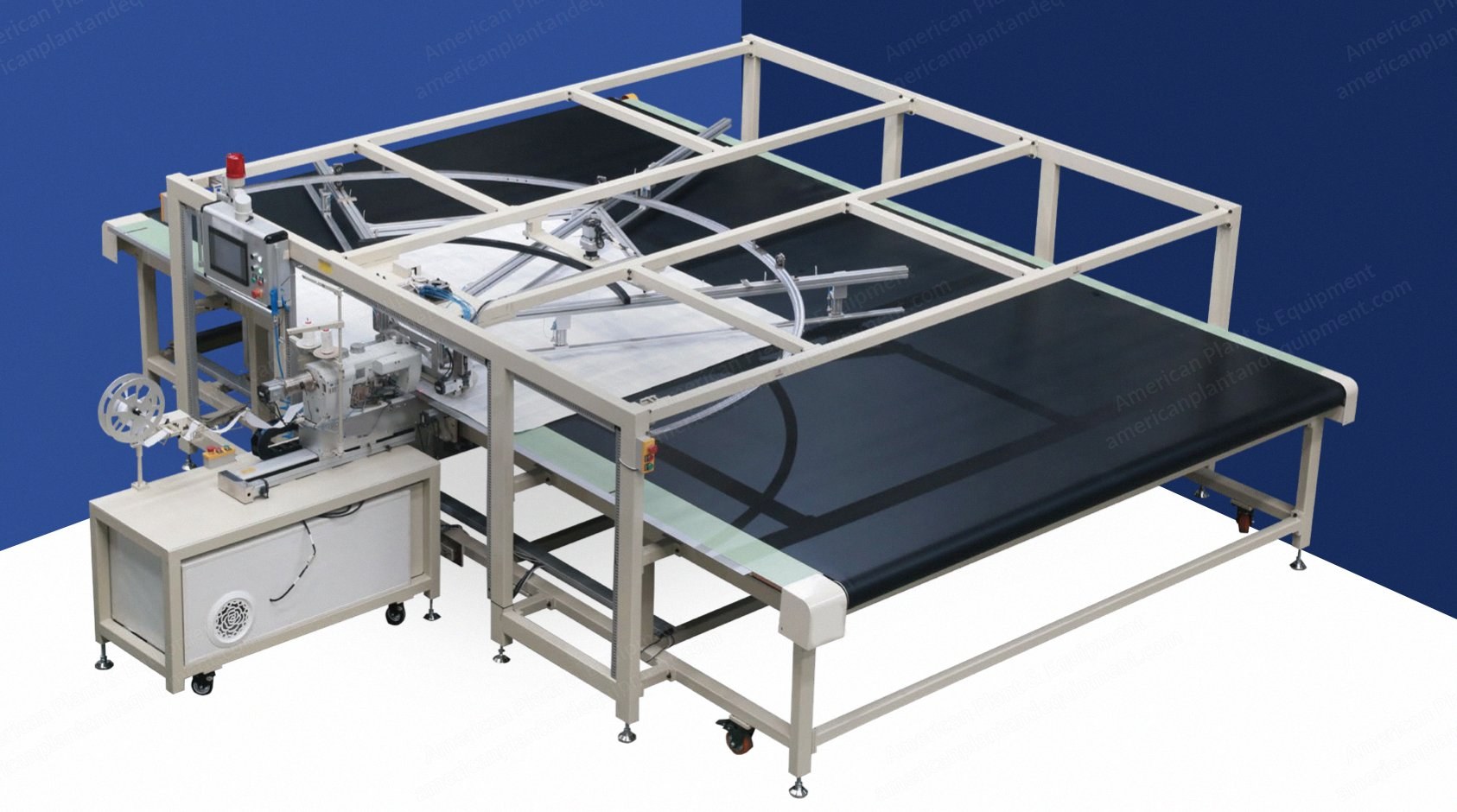 NovaStar, MB242, PAS-NM-B4E-1-2300x2500-SU-VR2-3P380, New, 4-Sides Tape Binding Machine, 2.3x2.5m Max Quilt Size, 380V
