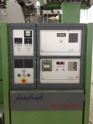 Schlafhorst, SE9, 1994, Open End Spinning Machine, 216 Spindles, 36mm Rotor Diameter, Waxing Device