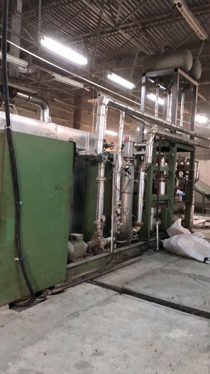 Ramisch Double Cylinder Thermobonding Calender, 2400mm, Year 1987, Hot Oil Heated