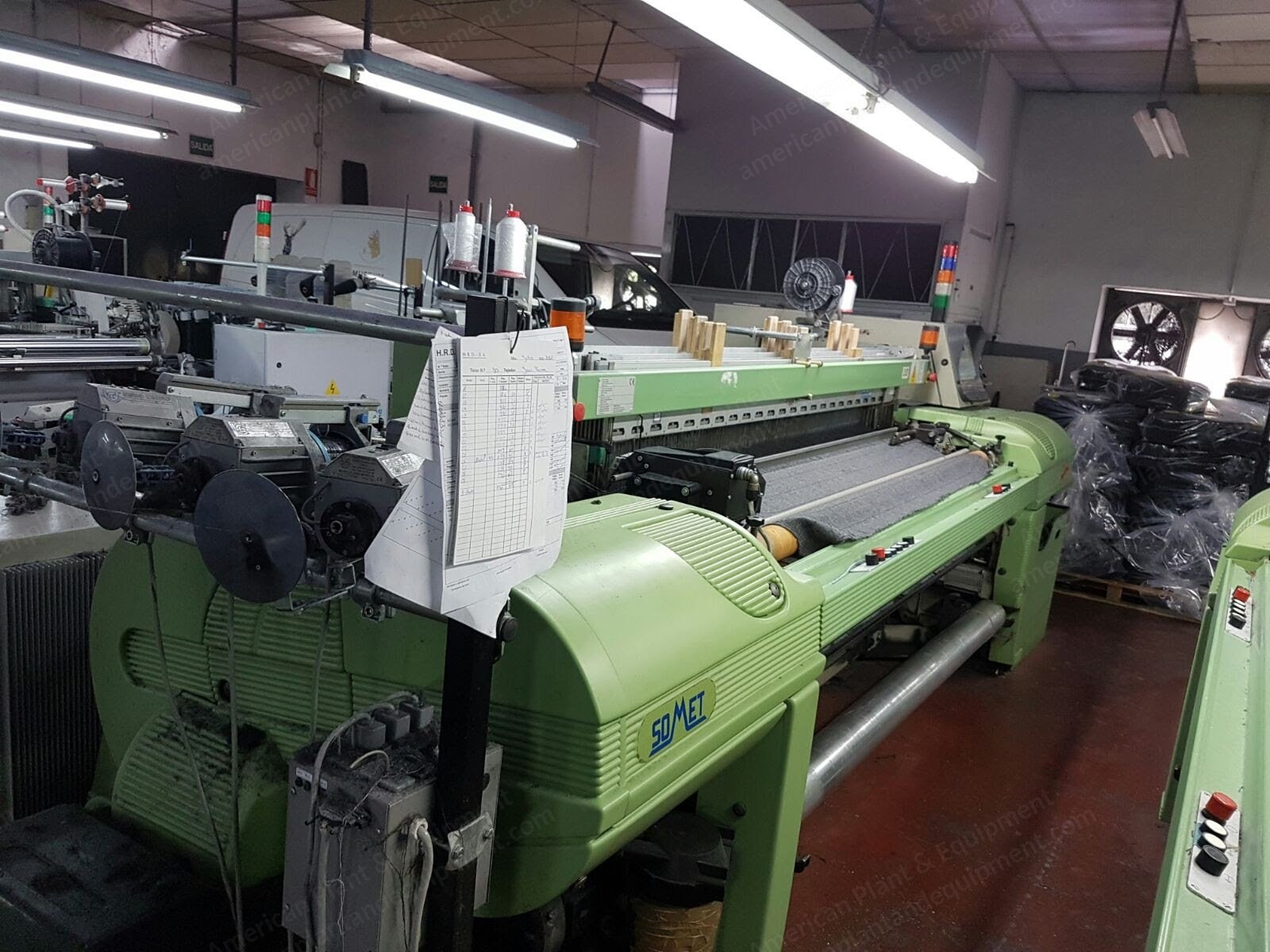 Somet, Thema Super Excel, 1999, 2100mm Width, 8 Colors, Staubli 2668 Dobby