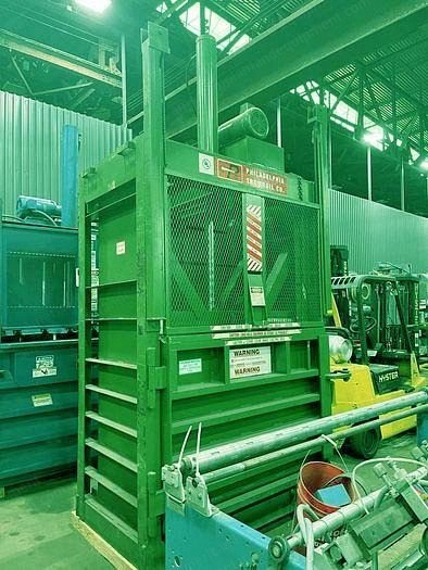 Philadelphia Tramrail, PT10069-XO, 1994, Vertical Baler, 10 HP, 25 Gal Tank Capacity