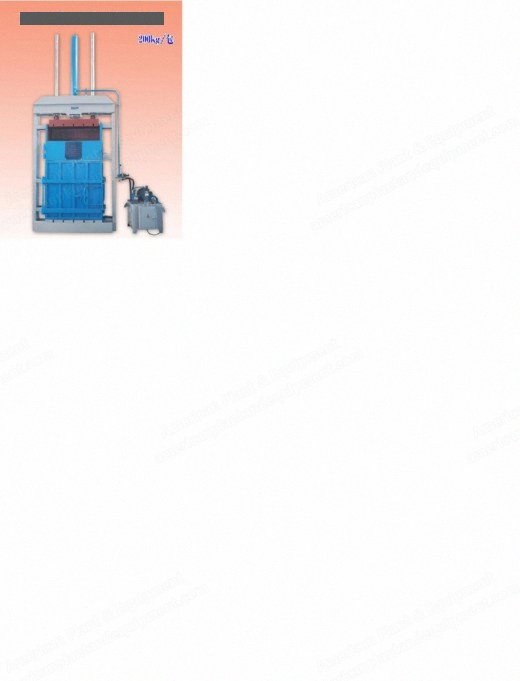 NovaStar, Hydraulic Bale Press, 15 kW, 200 kg/h Capacity
