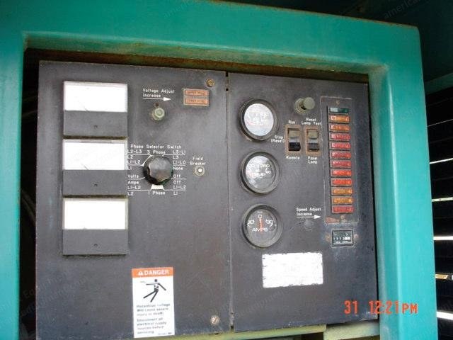 Onan, Enclosed Diesel Generator Set, 1986, 250 kVA Standby, 380/220V, 50Hz, Komatsu Engine