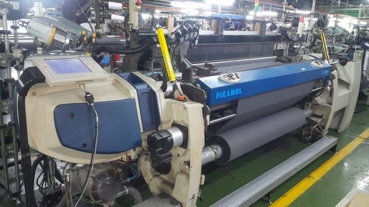 Picanol, Optimax-4-R-220, 2008, Rapier Loom, 2200mm, 4 Colors, Staubli Dobby 2670