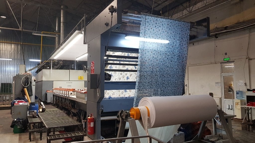 Stork, RD-4, 1994, Rotary Printing Machine, Working Width 1800mm, 10 Colors, 4 Chambers, Gas Heated