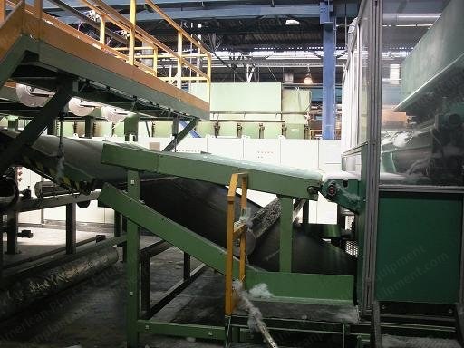 Fehrer, K12, Non Woven Line for Wadding and Furniture Material, 3000mm Carding, 3650mm Crosslapper, 3300mm Winder