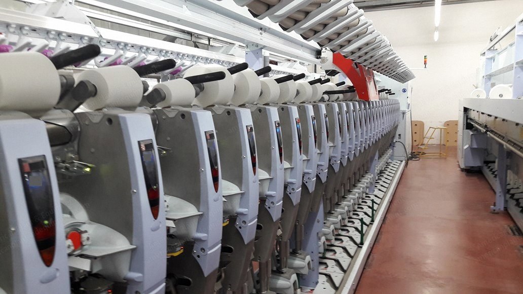 Zinser, RM-351, 2014, Ring Spinning Frame, 1152 Spindles, 70mm Gauge, 42mm Ring Diameter, Linked with Schlafhorst Winder X-5
