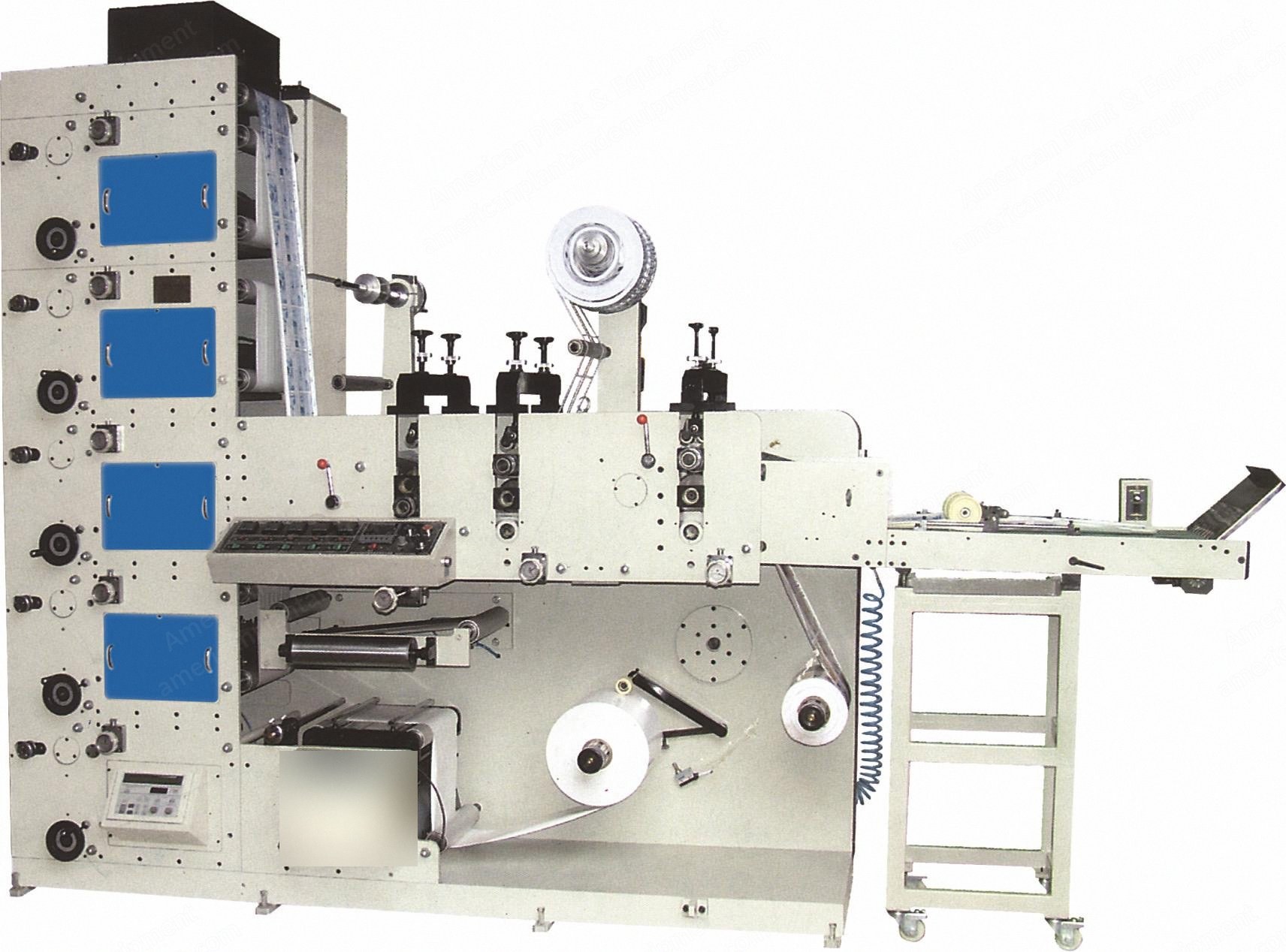 NovaStar, FR105, Flexo Printing Machine, Max Web Width 320mm, 4 to 6 Colors, Die Cutting Station