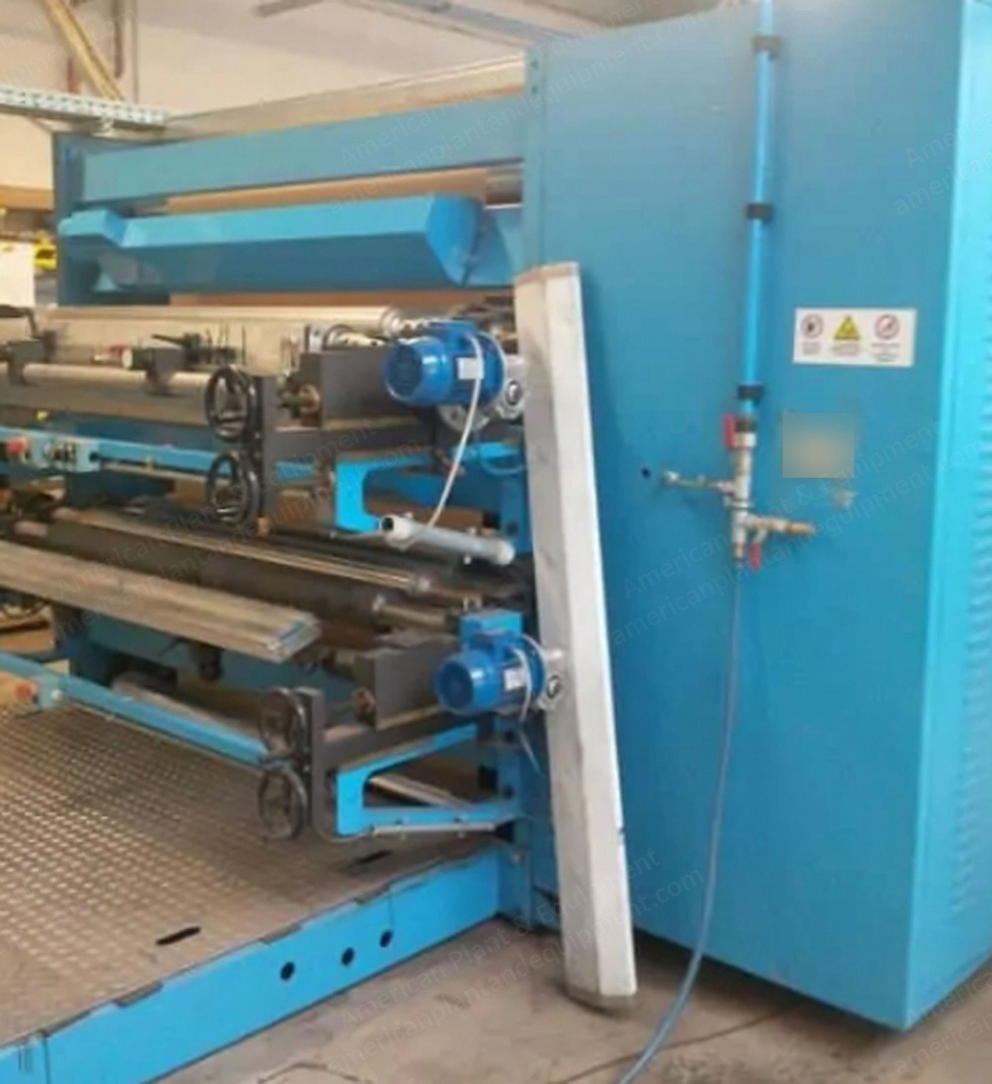 CMR, Rotowax 2000/1500, 2009, Paraffin and Wax Coater, 1500mm Coating Width, 250 m/min, 2 Color Flexo Print Unit