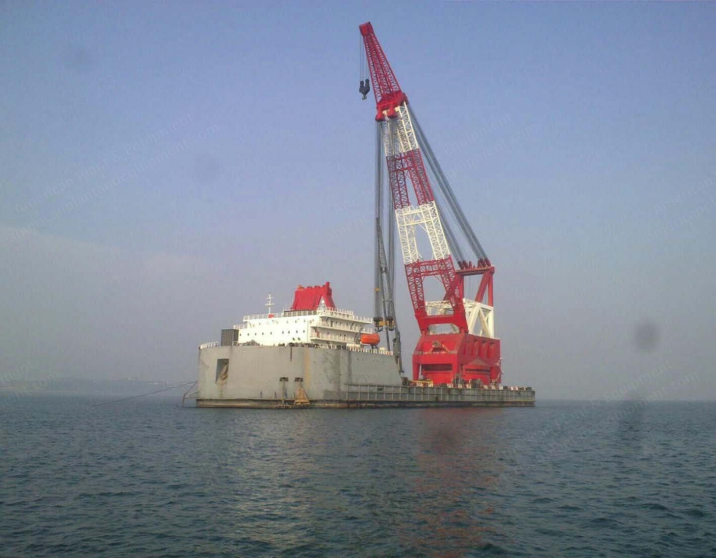 Floating Crane, 2011, 3500 Ton Stern Fixed, 2800 Ton 360 Degree Revolving, 148.40x44.60x12.00m