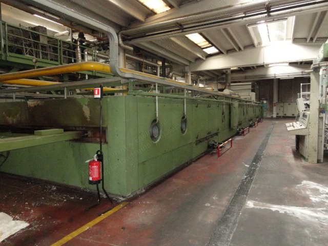 Artos Babcock, Stenter Frame, 1991, 3400mm, 9 Chambers, Gas Heated