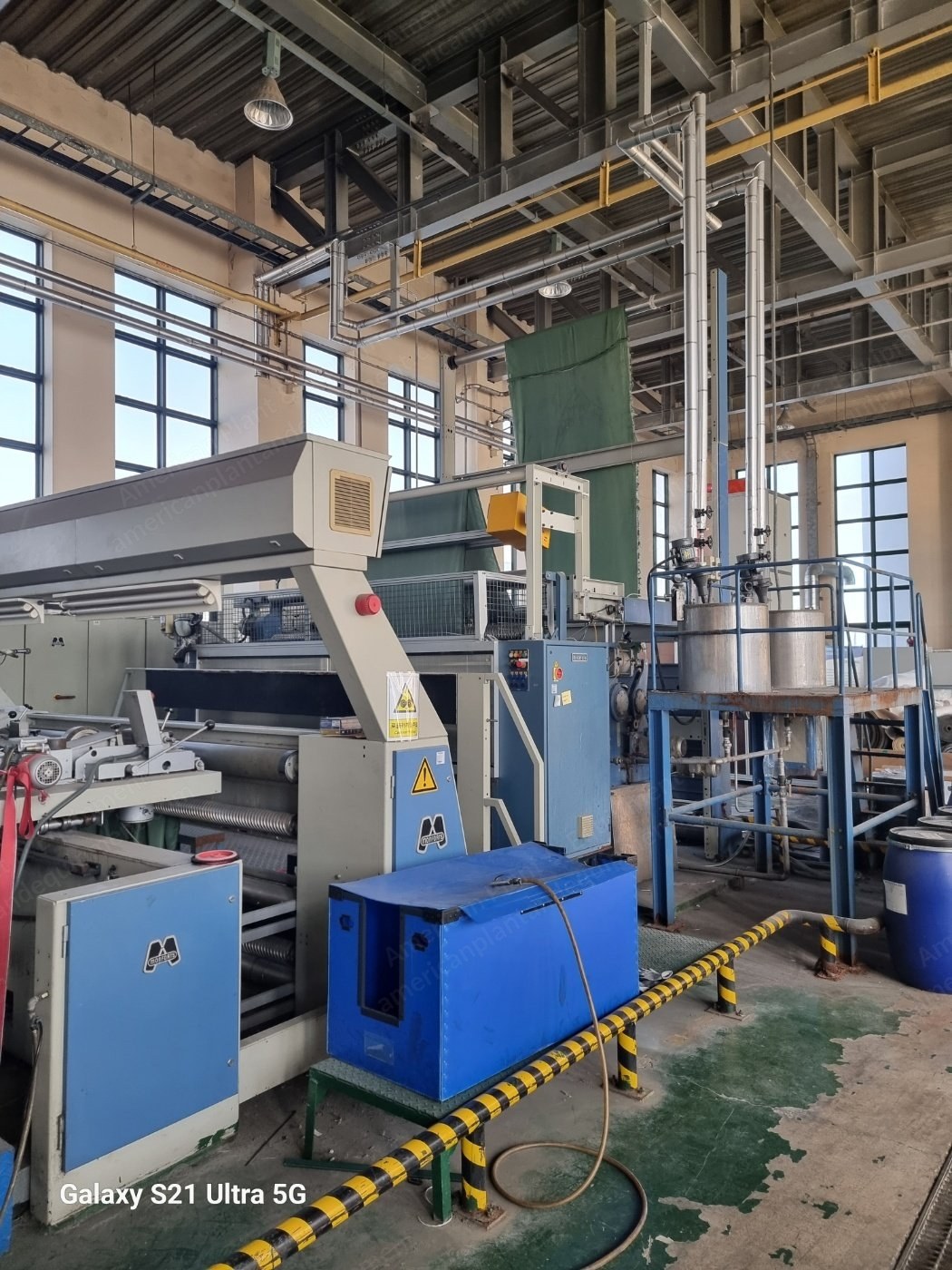 Monforts, 2002, 2800mm/2600mm Width, 6 Chambers, Gas Heated Stenter