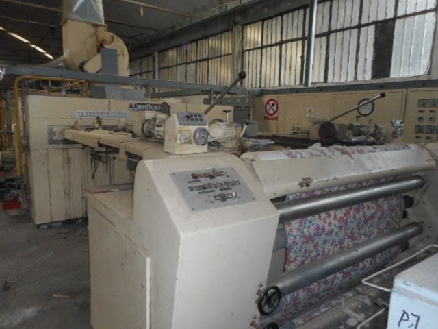 Bruckner Tenter Machine, 1988, 1800mm, 8 Zones, Gas Heated, Pin Chain