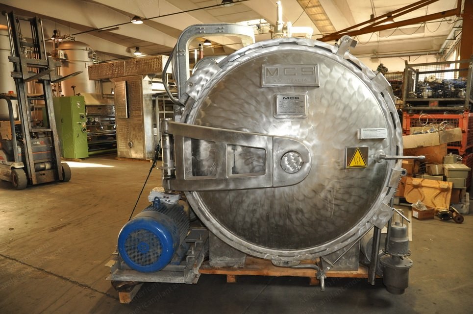 MCS, AT-13, 1998, Beam Dyer High Temperature Open Width Dyeing Machine, 1800mm Useful Width, 3655 Liters Volume