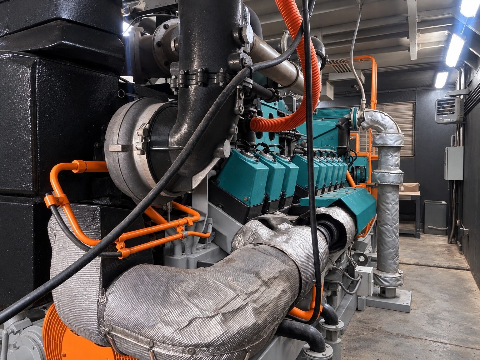 Caterpillar, G3520C, 2012, Natural Gas Generator Set, 1600 kW, 4160 V, Overhauled