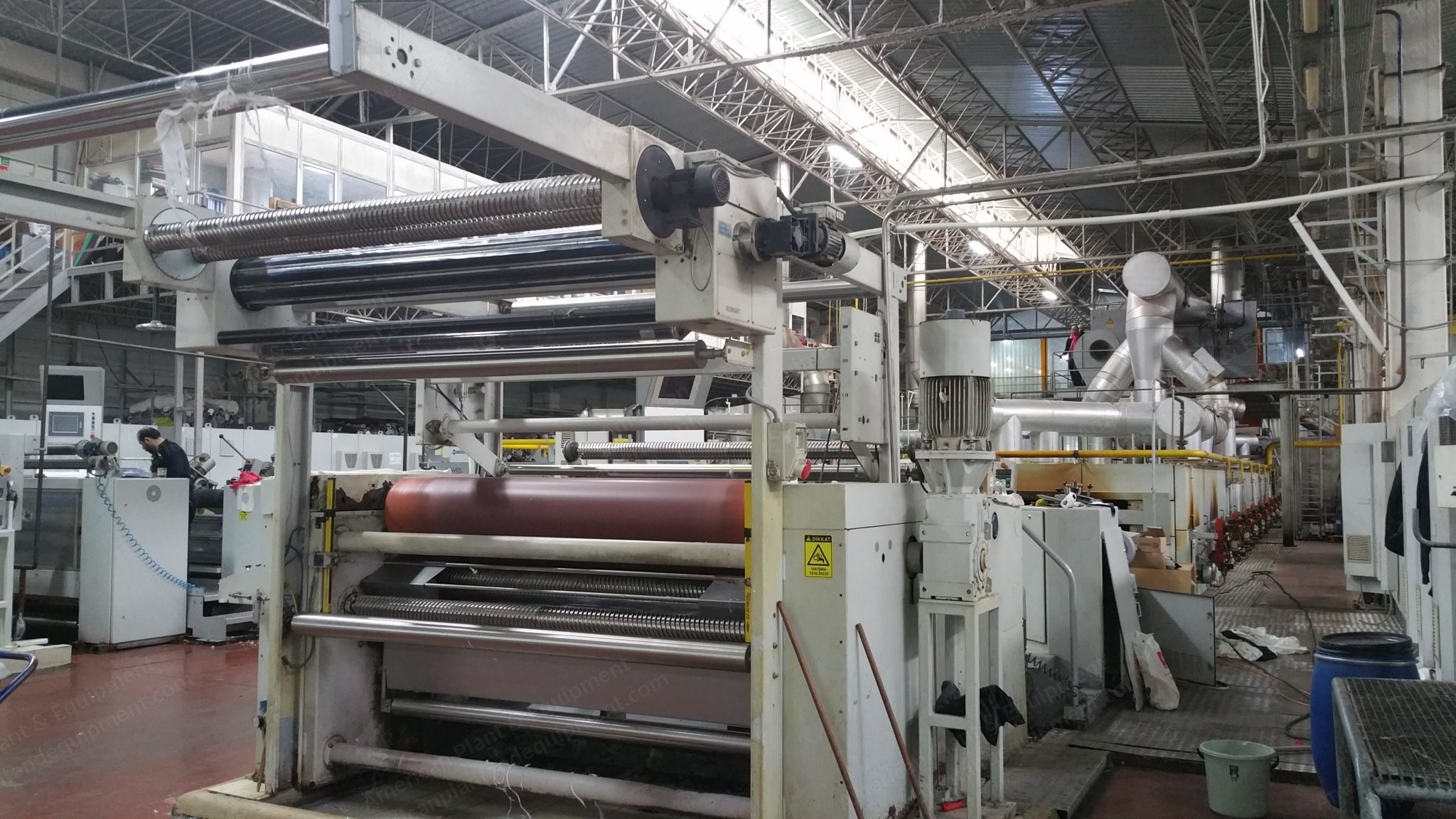 Bruckner Stenter, 2007, 1800mm Working Width, 8 Chambers, Gas, Vertical Pin Chain
