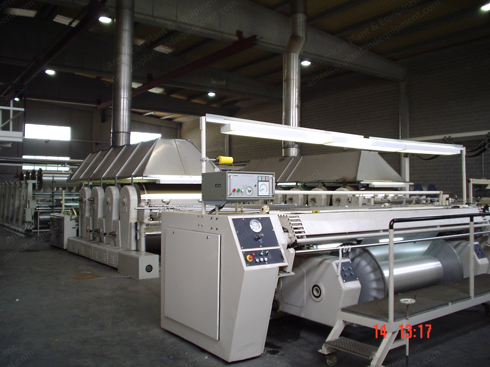 Tsudakoma Direct Warper, 1200 Spindles, 10 Primary Beams Included