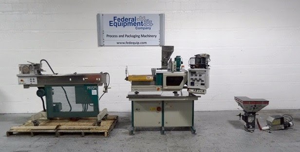 Prism, TSE 24TC, 1996, Twin Screw Extruder, 24mm, 40:1 L/D, Varicut 24 Pelletizer