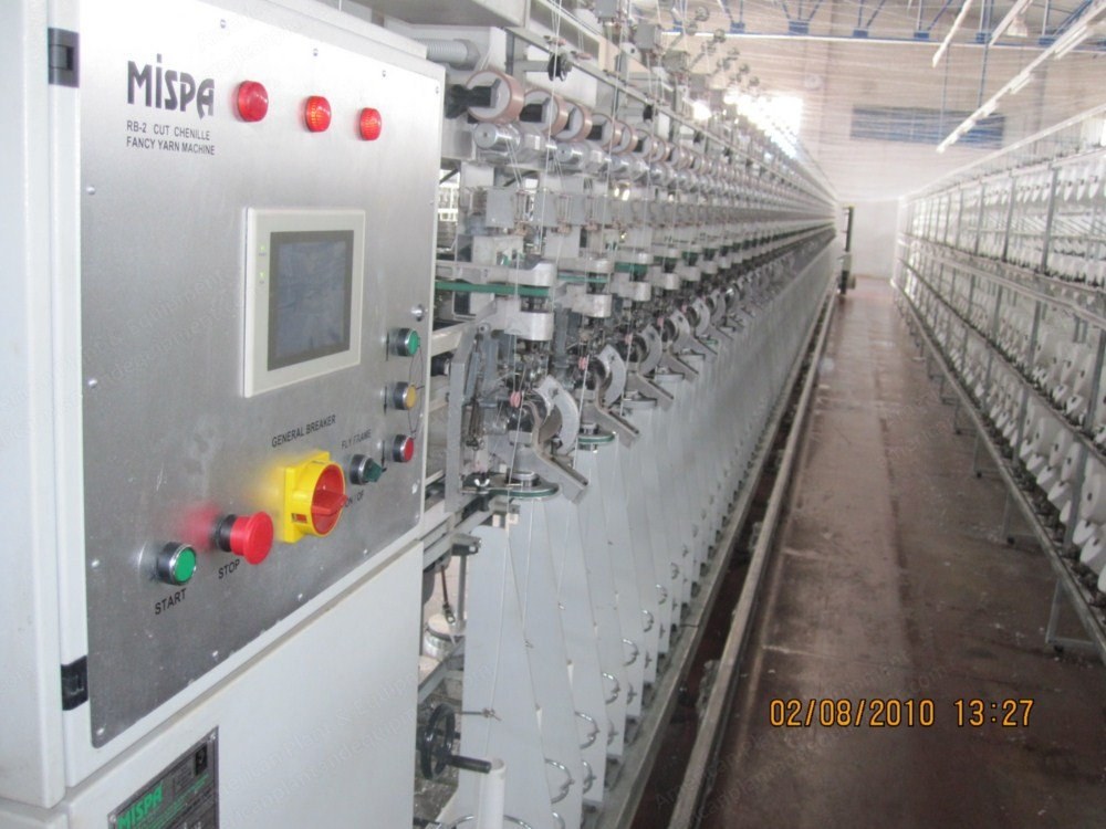 Mispa, Chenille Plant, 2006, 120 Spindle Chenille Machines, Steam Machine, Winding Machines