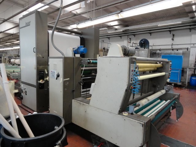 Buser, F7E 1680 50R, 1994, 1850mm Roller Width, 18 Colors, 50m Table Length