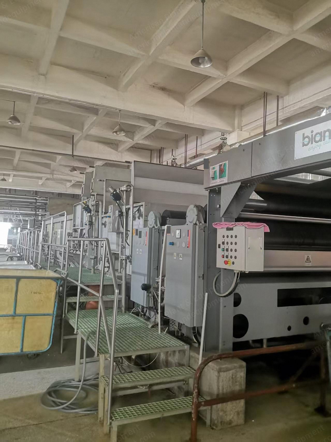 Benninger, Desizing and Washing Machine, 2017, 2200mm Working Width, 4 Washing Tanks, 4 Padders, 3 Steamers