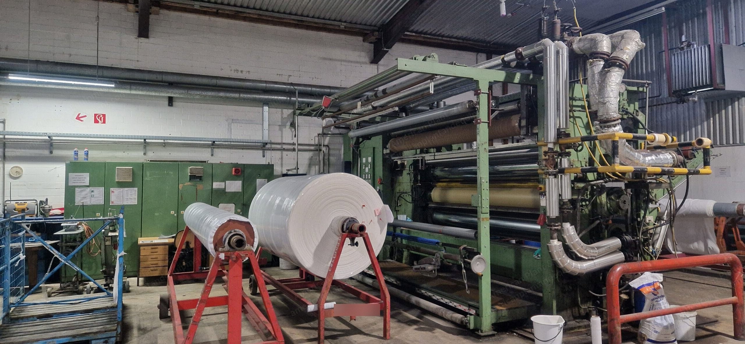 Kusters, Type 413.50, 1985, Thermobonding Calender, 3 Rolls, Working Width 3200mm