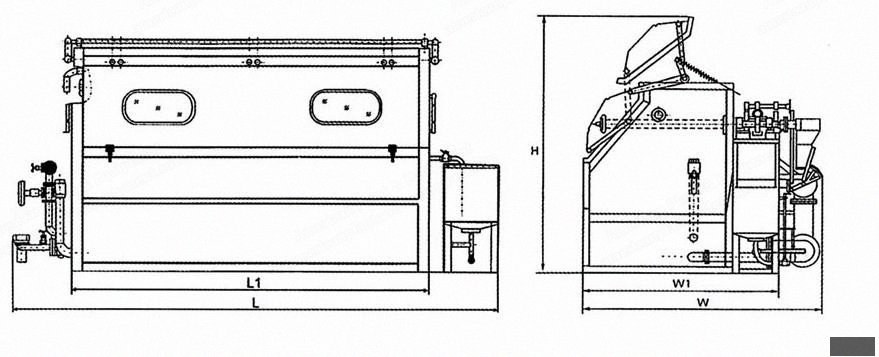 NovaStar, YC Series, Spraying Type Hank Yarn Machine, Max. Temp 98°C