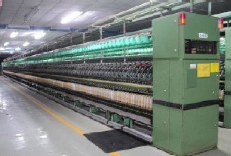Zinser, 10368 Spindles Worsted Acrylic Spinning Plant, 1980-1991, with Murata Winders and Allma Saurer Twisters
