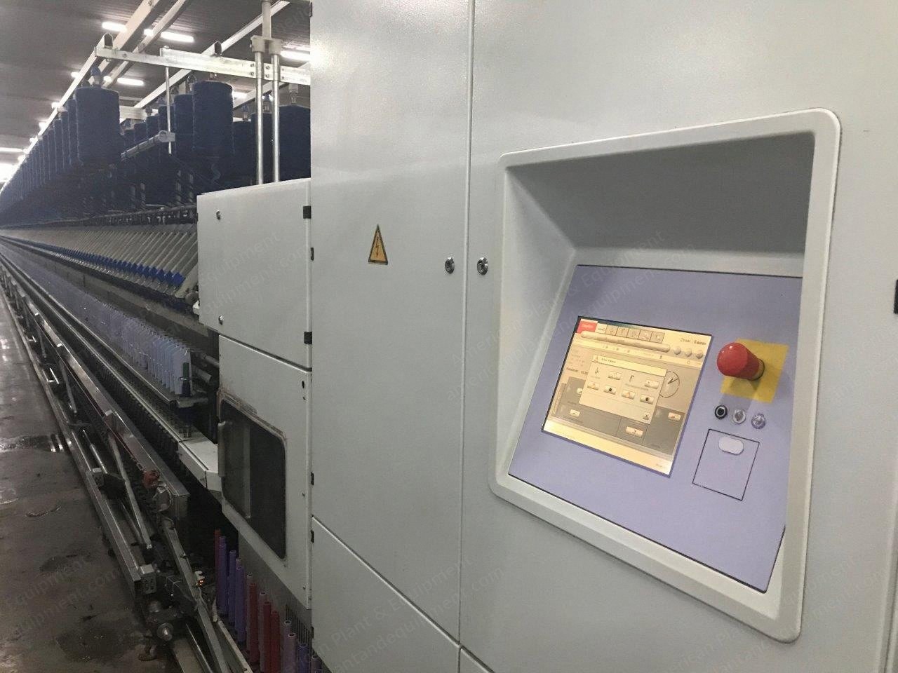 Zinser, RM451, 2005, Worsted Ring Spinning Machine, 1116 Spindles, 57mm Ring Diameter, 82.5mm Gauge