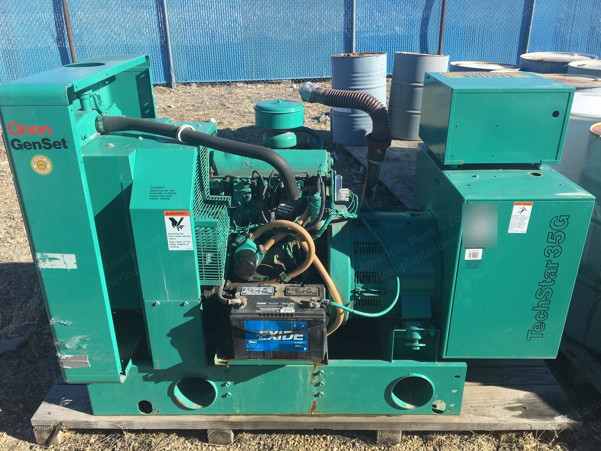 Onan, 35SJB L17399B, 1989, 35 kW, Natural Gas, 588 Hours