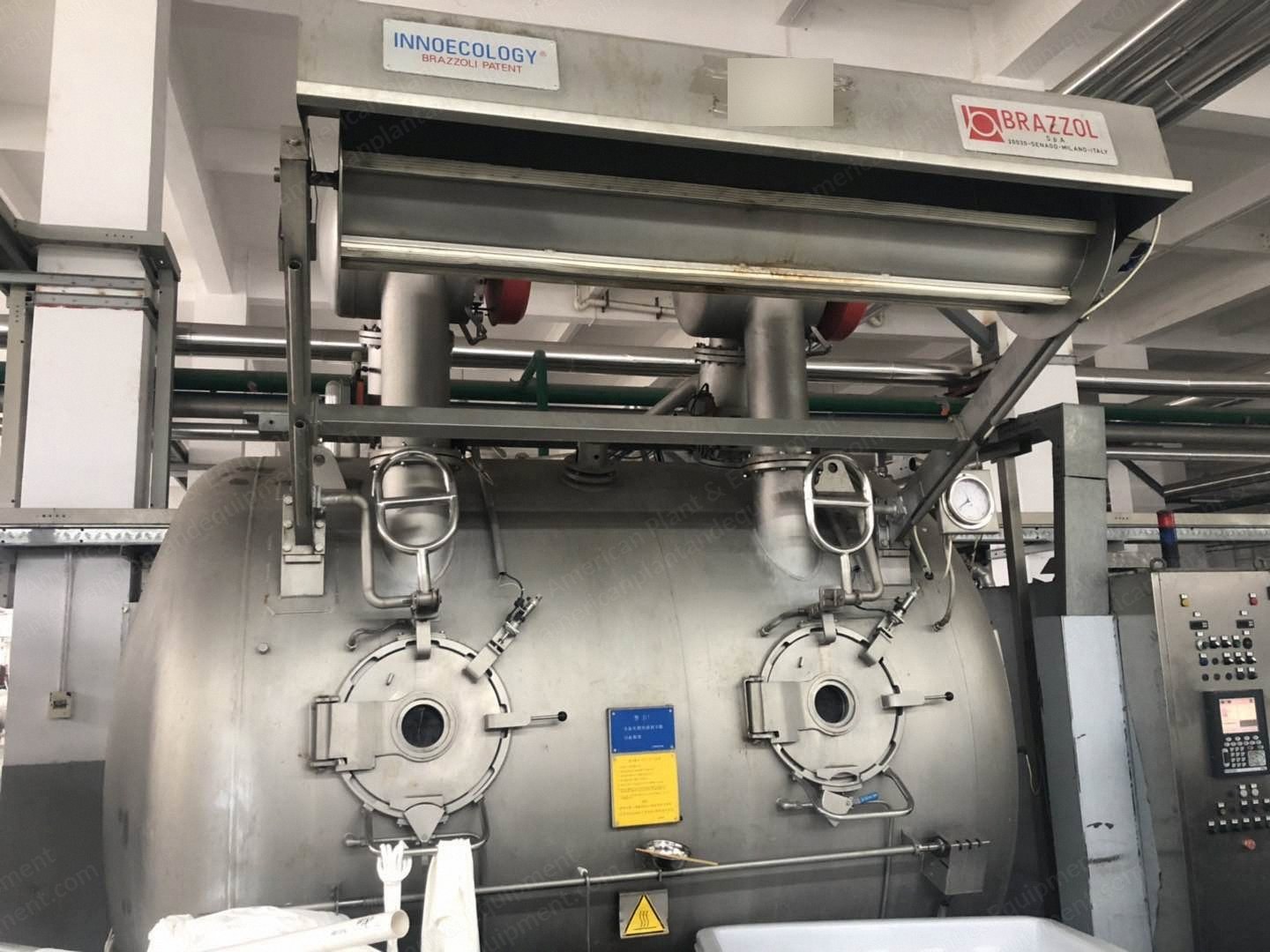 Brazzoli, 2012, HTHP Dyeing Machine, 250kg to 500kg Capacity, 4 Sets