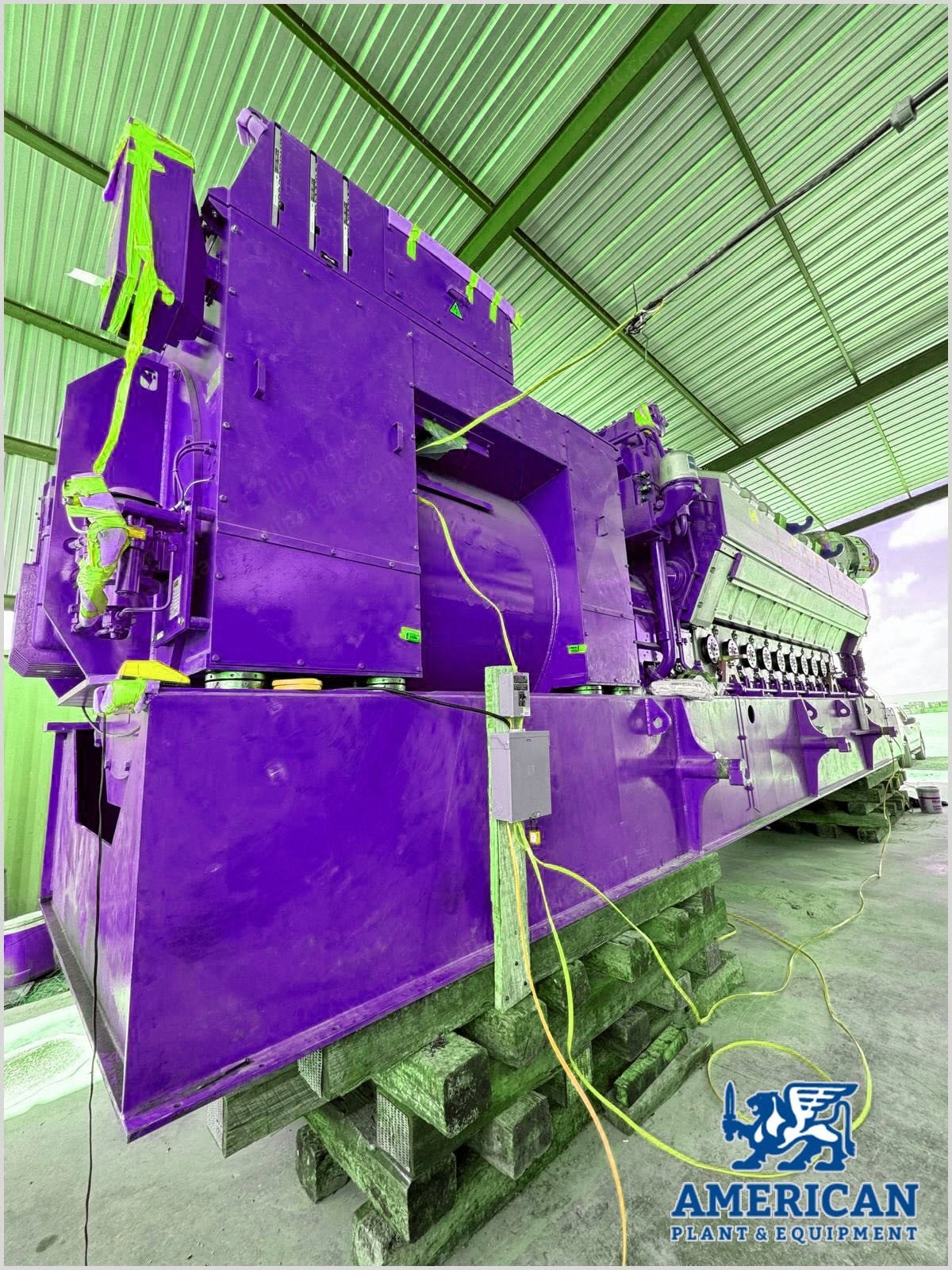 Wartsila, 20V34SG, 2018, 18.7MW Gas Engine Power Plant, 2 Sets, 60Hz, 13.8KV
