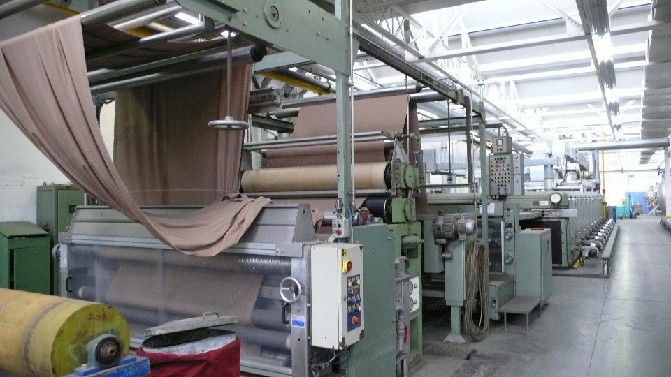 Monforts Tenter, 2250mm Working Width, 5 Compartments, Gas Heated, Pin Chain