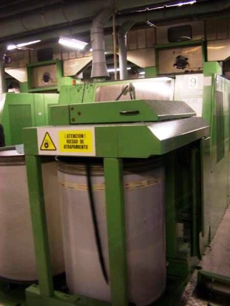 Rieter, C50, 1995, Chute Feed, 40" x 45"/48" Automatic Exit Can