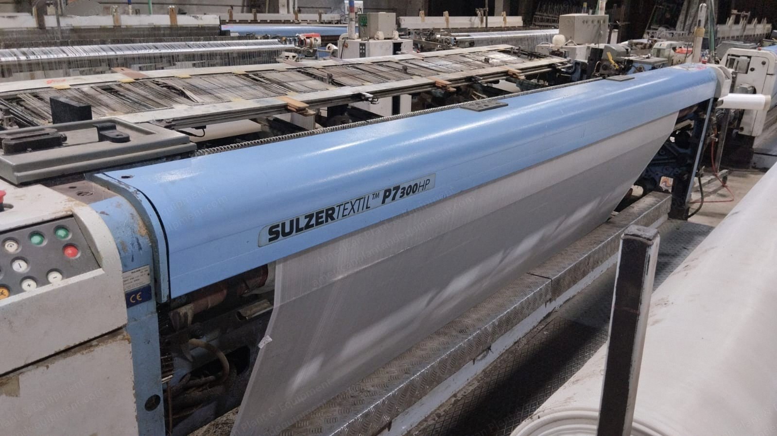 Sulzer, P7300 B 360 2 EP D12 R, 2003-2006, 3600mm Working Width, 2 Colors, Cam Shedding, Denim